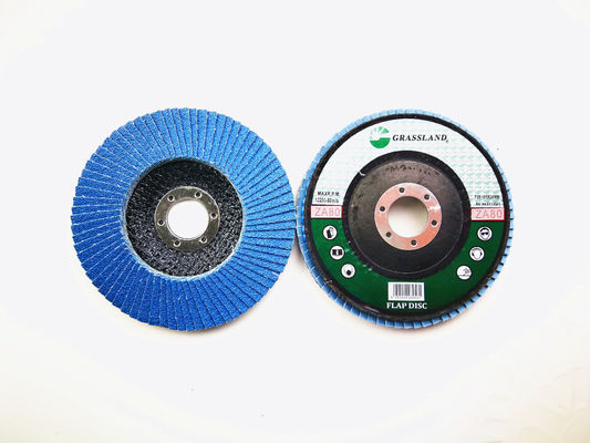 Ruota a disco blu della falda della sabbia 125mm del grano P80 di biossido di zirconio VSM