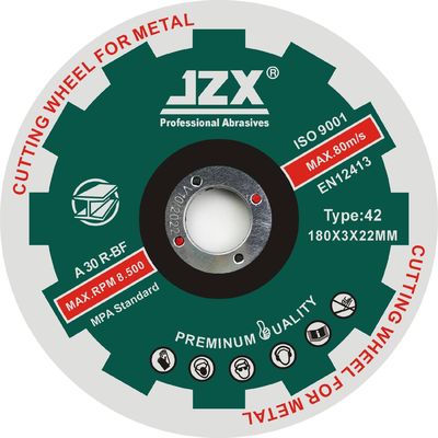 Disco tagliato abrasivo stridente del corindone di Jzx T27-7x1/8x7/8