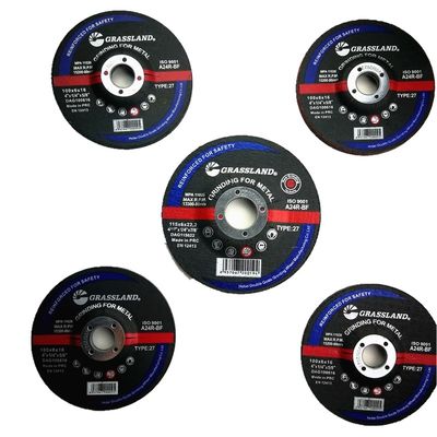 smerigliatrice legata Discs For Metal dell'abrasivo della sabbia 24 della resina di 115mm x di 6.4mm x di 22.23mm favoloso