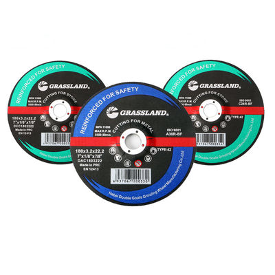 Acciaio a 7 pollici del metallo di Abrasive Wheel For della smerigliatrice di angolo di 180x3.0x22.2mm