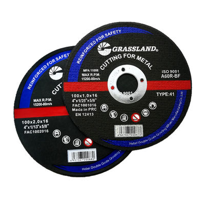 24# Grit Abrasive Metal 100x1.2x16mm Inox che taglia i dischi per acciaio inossidabile