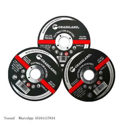 Acciaio inossidabile a 4,5 pollici 60# che taglia i dischi X a 4-1/2 pollici .045&quot; X 7/8&quot;