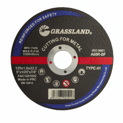 DISCHI GRINDING METALLO GRASSLAND 125mm X 1mm X 22.2mm per Taglio Preciso e Senza Vibrazioni