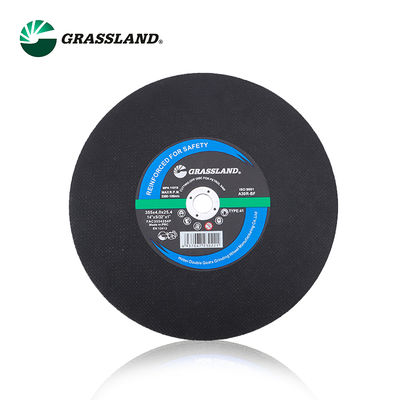 Dischi di taglio in acciaio inossidabile monocristallino alluminato fuso abrasivo grado R Durezza 355x4.0x25.4mm di diametro