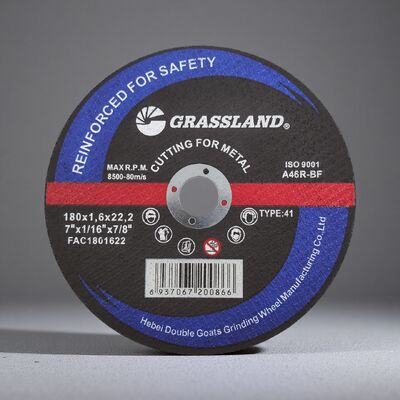 GRASSLAND 7 Metal Cutting disc 180 X 1.6 for Contaminant-Free Cutting of Metal