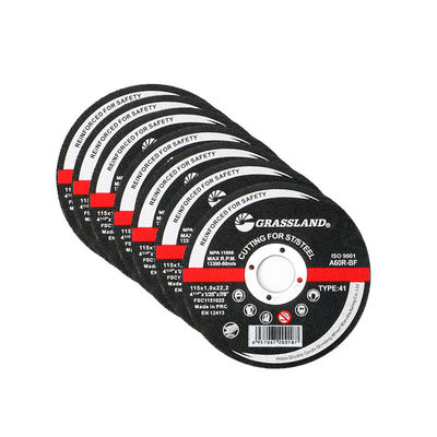 4-1/2 dischi taglienti di acciaio inossidabile di T41 115mm " di X3/64 " X7/8»