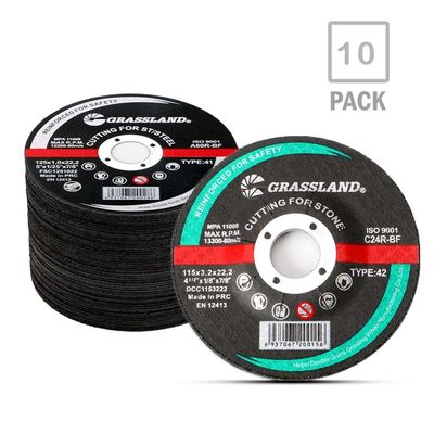 4.5 " Dischi per il taglio della pietra con maglie di fibra di vetro a più livelli e resina per un'elevata efficienza di taglio