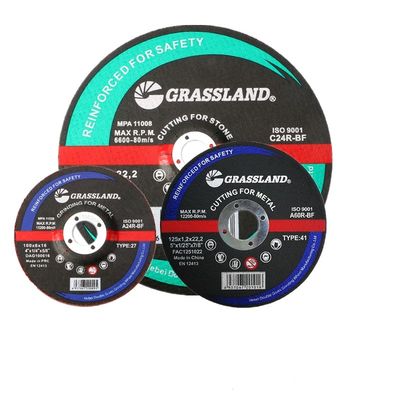 Dischi di taglio di 125 mm per tagli rapidi, dritti e puliti su acciaio inossidabile e metalli non ferrosi con materiale legato a resina
