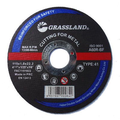Dischi per il taglio di metalli abrasivi 4.5inch di pianamente 115x1x22mm per le smerigliatrici di angolo