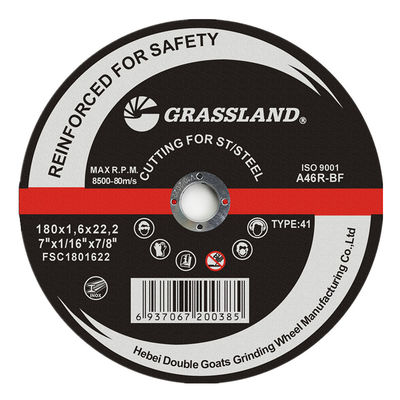 180x1.6mm 46 Grit Abrasive Metal Cutting Discs per la smerigliatrice di angolo