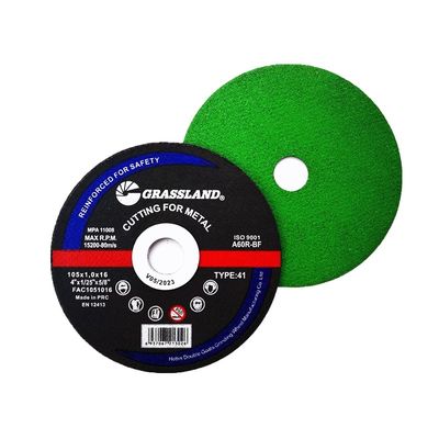 i dischi taglienti di acciaio inossidabile di 4&quot; di 100mm x di 1mm x di 16mm inclinano l'en 12413 di Using della smerigliatrice