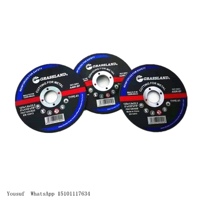 115 X 1 X 22.2 MM Dischi Abrasivi in Metallo con Rete in Fibra di Vetro Multistrato e Materiale Legato con Resina